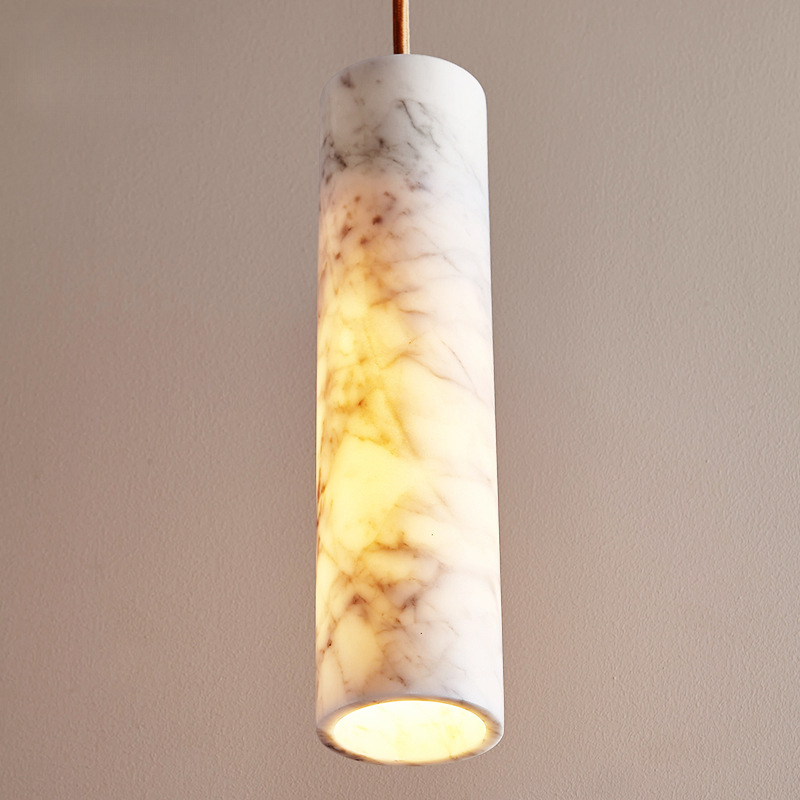Natural Travertine Pendant Light Marble Lights for Bedside in Hotel Wabi Sabi Pendant Light for Bedside Livingroom Restaurant · image 3