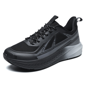 Meilleur prix Chaussures <span class=keywords><strong>de</strong></span> course pour hommes Respirantes Amortissantes Antidérapantes Baskets d'extérieur - Chaussures <span class=keywords><strong>de</strong></span> course à bout large pour <span class=keywords><strong>la</strong></span> route - Product Image 4