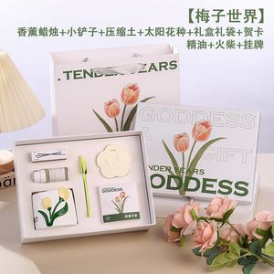 Set de Regalo para el Día de la Madre Ruipeiying - Vela Aromática de Tulipán y Caja de Libro de <span class=keywords><strong>Caperucita</strong></span> <span class=keywords><strong>Roja</strong></span> para Niñas (Venta al Por Mayor) - Product Image 6