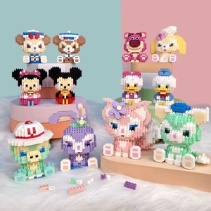 Micro Particle Building Blocks Cartoon Figurines 400-800 Pieces Educational Toy For Kids Science Engineering - Product Image 1
