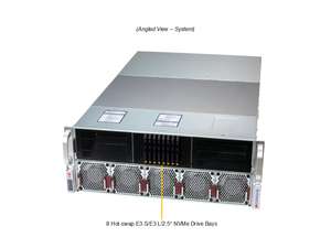 SYS-422GA-NRT 4U Dual <b>Socket</b> DDR5 ECC NVMe Hot Swap Rack Server Barebone Multi GPU AI Deep Learning HPC Custom Configurable - Product Image 1