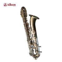 SP0111N Hot Selling Woodwind Instrument Nickel Plated Baritone Saxophone