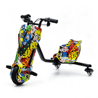 Trottinette électrique à 3 roues pour enfants, très vendue, avec batterie au lithium 36V 3.0AH, trike électrique à dérive, 15 km/h, avec Bluetooth