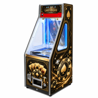 Machine de jeu d'arcade de luxe populaire aux États-Unis, à monnayeur, avec fonction de poussée de jetons et de jeu de bonus, pour centre de jeux à fort rendement