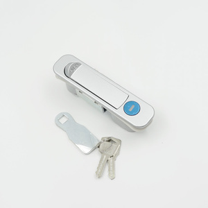 MS737 Industrial Finish Steel <strong>Electric</strong> <strong>Panel</strong> <strong>Latch</strong> Handle Black Silver Swing Lock Cabinet <strong>Door</strong> OEM Key Rohs Chrome Manufactured - Product Image 1