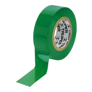 Cinta aislante BOX 8 de 9 m x 19 mm, verde, TRUPER - Product Image 1