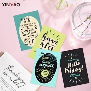 Tarjeta de Amor Personalizada para el Cuidado Personal Positivo, Acabado Brillante y Mate Colorido, Juego de Tarjetas Motivacionales para la Salud Mental, Tarjeta de Papel Copperplate - Product Image 3