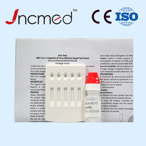 Panel de Prueba Rápida 5 en 1 para el Virus de la Hepatitis <span class=keywords><strong>B</strong></span> (VHB): HBsAg, HBsAb, HBeAg, HBeAb, HBcAb, para Uso Hospitalario - Product Image 3