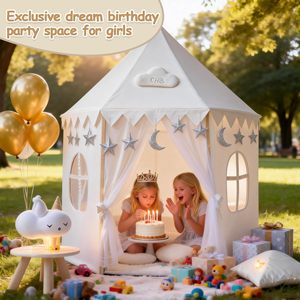 Tienda <span class=keywords><strong>de</strong></span> campaña infantil <span class=keywords><strong>de</strong></span> lona <span class=keywords><strong>de</strong></span> algodón para interiores, tipo <span class=keywords><strong>castillo</strong></span> <span class=keywords><strong>de</strong></span> <span class=keywords><strong>princesa</strong></span>, pabellón <span class=keywords><strong>de</strong></span> juegos, casa <span class=keywords><strong>de</strong></span> juegos, en venta - Product Image 4