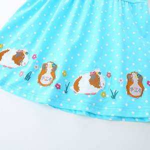 Conjunto de vestido de verano para niña de 0 a 4 años con sombrero de ganchillo 100% algodón transpirable A-Line Silhouette ODM Service - Product Image 5