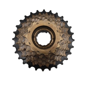 Piñón Trasero de 7 Velocidades 14/28T con Tornillo de Fijación, de Acero, Gran Área Negra, para <span class=keywords><strong>Bicicleta</strong></span> de <span class=keywords><strong>Montaña</strong></span>, Carretera y Ciudad - Product Image 1