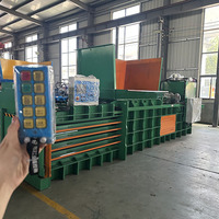 Presse à balles hydraulique horizontale à porte fermée de 200 tonnes pour la compression de la paille agricole et des déchets végétaux, machine de pressage robuste