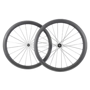 HOT Cheap Carbon Wheelset 700c Road Bike Wheels Clincher Wheel Bicycle Rim Brake Cycling Wheels bicycle wheelset