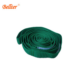 Sangle de yoga multi-boucles verte en PP, ceinture d'étirement unisexe pour fitness et mise en forme, corde de tension, équipement d'entraînement de yoga - Product Image 3