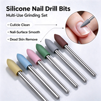 En gros, fraise en silicone pour machine à ongles, outil de polissage pour manucure et pédicure, pour le polissage des dents