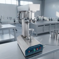 Machine de scellage semi-automatique électrique pour canettes en métal, verre, papier, boissons et bouteilles – Multifonctionnelle 220V |   Scellage des boîtes de conserve