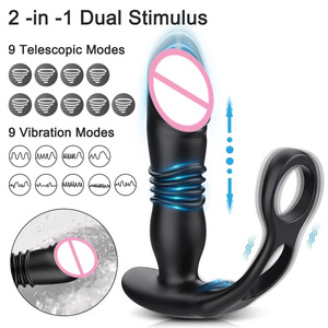 Remote Control <strong>Anal</strong> Vibrator for Men &amp; Women, Prostate Massager with Telescopic &amp; Vibration, Silicone <strong>Anal</strong> Plug for Pleasure - Product Image 2