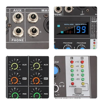 Console de mixage audio professionnelle MIX8 Console de mixage stéréo numérique à 8 canaux avec équipement vidéo et d'éclairage Bluetooth/USB