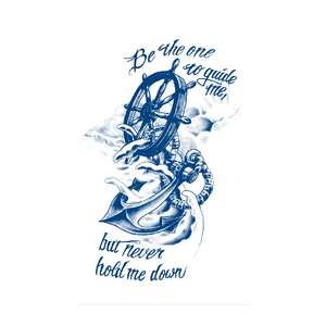 Tatuajes Temporales de Jugo de Genipa Azul BXTAT, Torre Eiffel, Serendipia, Sensación Dulce, Texto de Redención, Escudo, Ancla, GZ157, Papel - Product Image 6