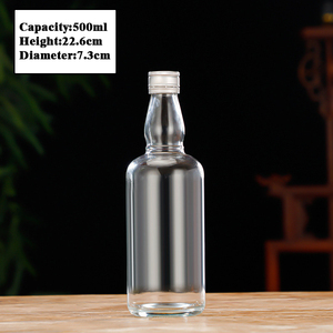 Vente en gros de mini-bouteilles de liqueur vides de 50 ml, 100 ml, jus de <span class=keywords><strong>gingembre</strong></span>, spiritueux, bouteilles de liqueur en verre de 200 ml, 375 ml, 500 ml, bouteille de whisky, <span class=keywords><strong>gin</strong></span>, vin - Product Image 6