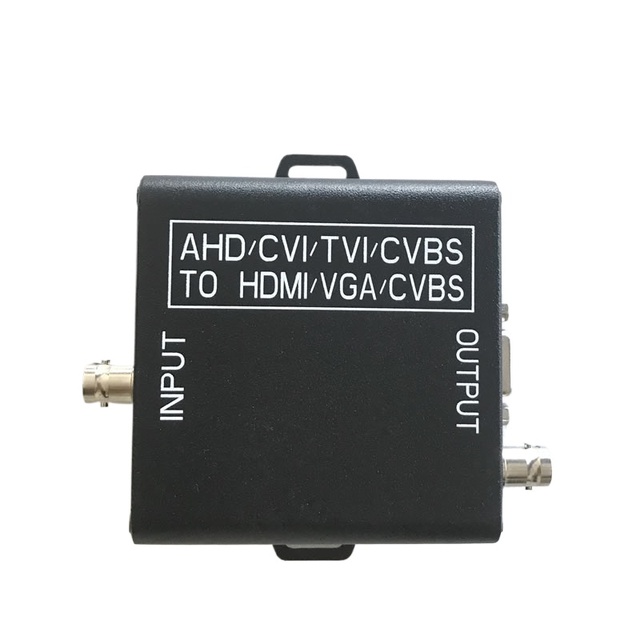 AHD to VGA/BNC converter 8MP TVI high-definition CVI coaxial signal video box 1080P universal