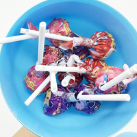 Vente chaude sucette bonbons sur bâton nouveaux bonbons dur mignon jouet pour enfants bonbons aux fruits frais sucette géante
