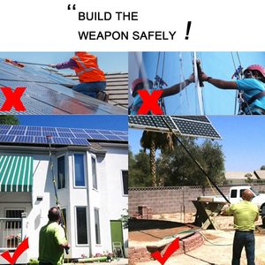 Professional <b>Window</b> Cleaner With Aluminum Telescopic Pole Solar Panel Cleaning <b>Brush</b> Water Fed Pole <b>Window</b> Cleaning Equipment - Product Image 3