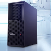 Kemasan Asli Komputer Workstation Tower Grafis Lenovo ThinkStation P3 Gen2 dengan U9-285K 64GB RAM 512GB+2T RTX5060-8G