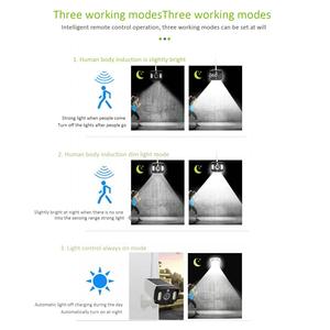 Lampe solaire à détecteur de mouvement, caméra factice étanche, projecteur extérieur/intérieur, lampe murale de jardin, COB - Product Image 6