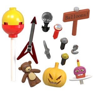 WM6074 6097 6170 6173 Five Nights at Freddys <span class=keywords><strong>FNAF</strong></span> Chica Bonnie Blocs de construction Figurines d'action Jouets éducatifs pour enfants Accessoires - Product Image 1