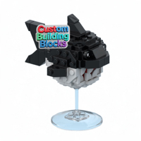 Ensemble de blocs de construction personnalisés OEM ODM, conception personnalisée, ensemble de briques MOC, jouet assemblé en ABS, kit de blocs de construction personnalisés, modèle d'animaux