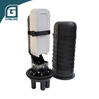 Caja de empalme de fibra óptica tipo domo Gcabling BEP BEPO FTTH OPGW, caja de empalme en línea plana de fibra óptica ATP para vía férrea