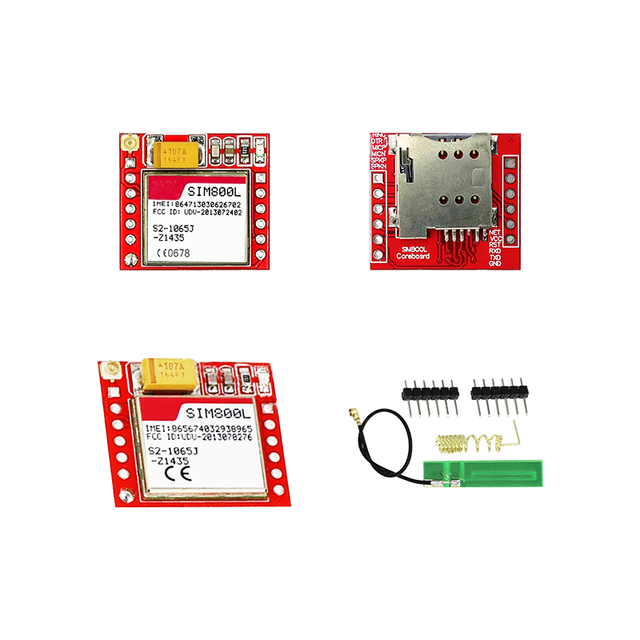 SIM800L GPRS GSM Module Kit Micro SIM Card Core Board Quad-band TTL Serial Port with the Antenna