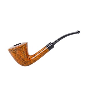 Muxiang Briarwood Smoking Pipes Handmade Freestyle Tobacco Pipe With Vulcanized Rubber Mouthpiece - Product Image 5