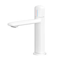 Robinet de lavabo mural moderne en laiton chromé à poignée unique avec cartouche en céramique, garantie 2 ans