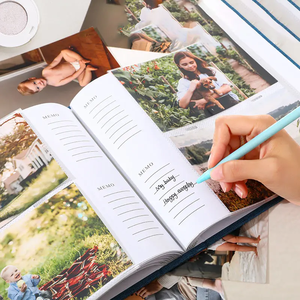 Wenshun 6 pollici Album fotografico libro semplice lino regalo creativo con copertura in tessuto di alta qualità 200 <span class=keywords><strong>foto</strong></span> capacità di <span class=keywords><strong>archiviazione</strong></span> - Product Image 5