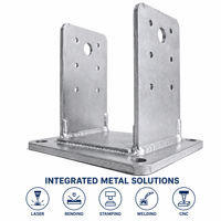 Support de montage métallique sur mesure de haute précision pour équipement industriel, service de découpe et pliage au laser en acier inoxydable, OEM ODM