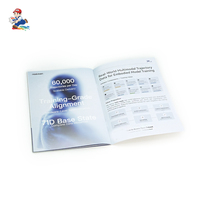 Brochures personnalisées en gros avec reliure agrafée, estampage à chaud, revêtement UV, estampage à froid 3D, plastification étanche