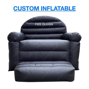 Chaise gonflable géante publicitaire avec logo personnalisé produit de <span class=keywords><strong>meuble</strong></span> gonflable en PVC Oxford pour la publicité - Product Image 2