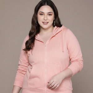 Sudadera de Hombros Caídos para Mujer, Lavado Ácido, Algodón Sólido, Manga Larga, Suave, Elegante, Cómoda, Ecológica, Moda Urbana - Product Image 1