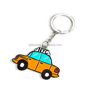 Porte-clés jaune Mini Taxi, trousseau à la mode, collectionm, New York, city, Souvenir, cadeau touristique, cabine