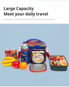 Sac isotherme pour enfants Sac à lunch pour étudiants Sac à lunch pour l'école Voyage en <span class=keywords><strong>camping</strong></span> Sac isotherme pour pique-nique - Product Image 4