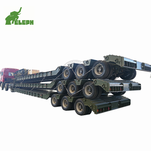 <span class=keywords><strong>Remorque</strong></span> surbaissée robuste 3/4 essieux 60 tonnes pour excavatrice, <span class=keywords><strong>remorque</strong></span> plateau basse, remorques surbaissées <span class=keywords><strong>d</strong></span>'<span class=keywords><strong>occasion</strong></span> à vendre - Product Image 1