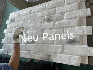 Panel de pared de ladrillo falso de poliuretano, textura exterior - Product Image 2