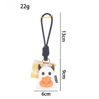 Porte-clés en cuir d'Halloween avec breloque fantôme et citrouille mignons, et sangle en corde tressée, pour sac, clé de voiture, décoration, vente en gros et en vrac