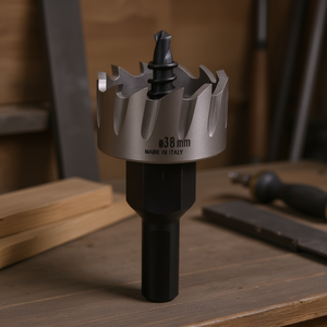 Scie cloche HSS Ttake 38 mm fabriquée en Italie pour le perçage du bois et du métal - Product Image 3