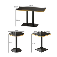 Meubles de restaurant commerciaux personnalisables, mobilier de café en cuir et bois, tables et chaises pour restauration rapide, banquettes pour cafétéria