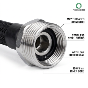 Tuyaux de lavage haute pression durables en <span class=keywords><strong>PVC</strong></span> et caoutchouc YONG HANG, modèle <span class=keywords><strong>PVC</strong></span>-02, norme DIN/ANSI - Product Image 3