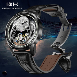 Montres-bracelets mécaniques de luxe pour hommes Ideal Knight 6806 Odm Hollow Skeleton, haute qualité, mode sportive, tourbillon lumineux - Product Image 3
