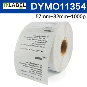 DYMO 11354 ブラックラベル印刷、57mm×32mm×1000枚/ロール 感熱性粘着ラベルステッカー 多目的ラベル - Product Image 4